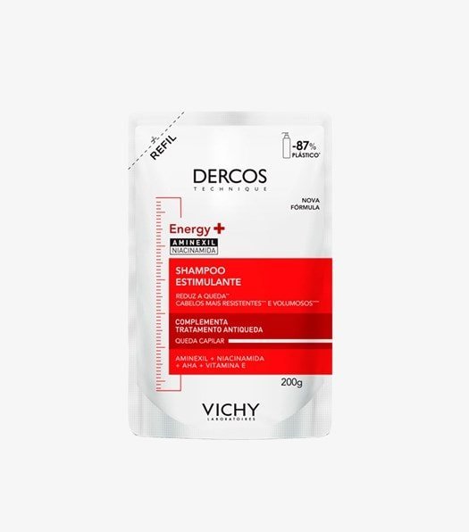DERCOS Shampoo Estimulante Antiqueda Refil Energy+ 200g